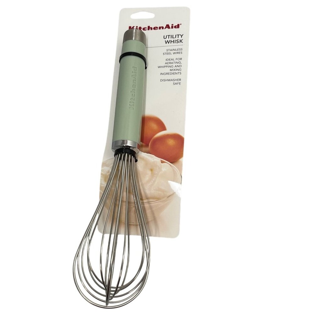 Kitchenaid  pistachio Whisk Utility stainless steel KO060HPIA VHTF  NEW